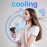 New Upgrade - Portable Turbine Hair Dryer - 3-speed Mini Fan | Rechargeable Portable Fan | Handheld Cooling Blower Fan, Suitable for Travel, Snowy Areas, Camping, Personal Cooling, Keyboard, Car, Ultimate Gift for Men