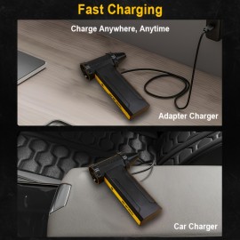 130000RPM Portable Turbo Jet Blower - 4-Speed Wireless Dust Blower | 200W USB-C Charging | Handheld Cooling Turbo Fan, Suitable for Dust, Snow, Camping, Personal Cooling