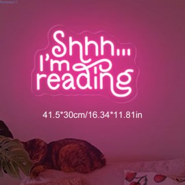 [Neon Sign for Bookshelf] USB Powered 