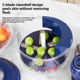 Rechargeable Electric Grape Peeler, Tomato and Garlic Slicer - Automatic Fruit & Vegetable Cutter with One-Touch Operation, No Manual Peeling Needed, Compact Design for Home, Cafe or Bakery Use – Ideal Kitchen Tool for Quick Cooking/Commercial Purposes. Perfect Christmas gift to home chefs, professional cooks, cooking enthusiasts as a modern kitchen gadget,  Quick Cooking Tool, Automatic Vegetable Cutter, Tomato Slicer Gadget, Modern Kitchen Tool, Square Kitchen Gadget,