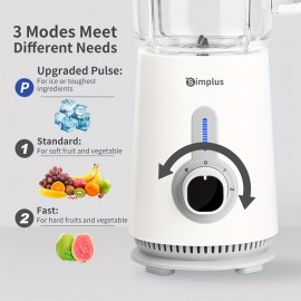 [Simplus Food Processor] Simplus Food Processor, Juicer, Dry Grinder, Ice Crusher, Includes 3 Cups, Stainless Steel Blades, for Meat Grinding, Vegetable and Fruit Juicing, Smoothies, Bean Grinding, Designed for Home Use, Food Preparation, Juicing Machine, Versatile Appliance, Compact Design, Durable Construction, Highspeed Motor, Multicup Blender, Grinding Machine, Smoothie Lovers, Cooking Hobbyists