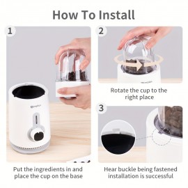 [Simplus Food Processor] Simplus Food Processor, Juicer, Dry Grinder, Ice Crusher, Includes 3 Cups, Stainless Steel Blades, for Meat Grinding, Vegetable and Fruit Juicing, Smoothies, Bean Grinding, Designed for Home Use, Food Preparation, Juicing Machine, Versatile Appliance, Compact Design, Durable Construction, Highspeed Motor, Multicup Blender, Grinding Machine, Smoothie Lovers, Cooking Hobbyists