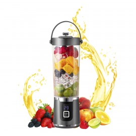 [USB Rechargeable Juicer] Senbowe USB Rechargeable Portable Juicer, Compact Blender, 500ml, Equipped with 10 Blades, Graduated Cup, Food Grade Abs, Easy to Clean Detachable Design, Dual Mode Of Smoothie And Fresh Juice, Convenient to Replenish Nutrients Anytime, Anywhere