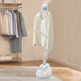 Garment Steamer for Clothes - Standing Flat Hanging Ironing, 1 Hour Continuous Steam, 25s Fast Heating, All Fabric Types, with Ironing Board & Gloves, Home Steaming, Compact Design, Spacesaving Appliance, Highquality Materials, Durable Construction, Steam Iron, Home Users, Busy Professionals