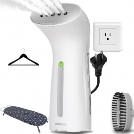 Travel Size Compact Travel Garment Steamer for Clothes to Go and Home Safe for Any Fabrics - Portable Handheld Steamer Powerful Steam Generator Iron for Clothes Best for Travel, 110V