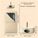 Foldable Clothes Dryer - Portable Multifunctional Drying Machine for Travel, Large Capacity High Power Dryer with Strong Wind for Quick Drying, Portable Clothing Dryer, Dryer for Clothes Travel Use, Mini Portable Dryer for Clothes, Portable Dryer for Clothes for Travel, Laundry Dryer, Spacesaving Design, Durable Construction, Efficient Airflow, Camping Essentials, Small Households